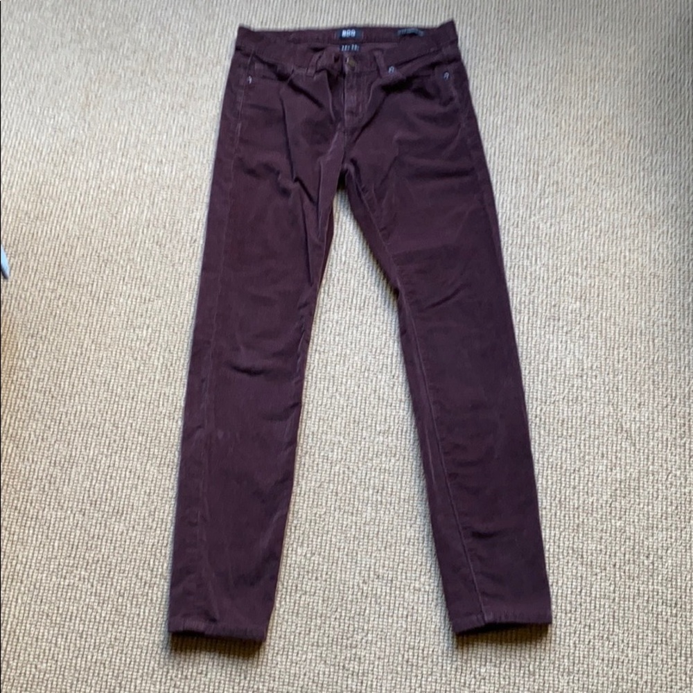 BDG Skinny Corduroy Jeans in Burgundy